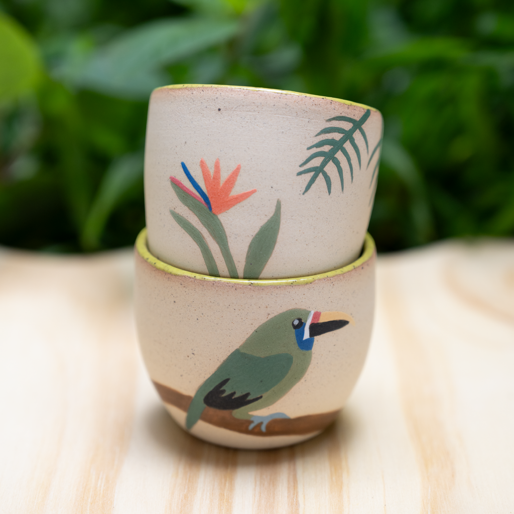 Taza Mini Tucancito Verde