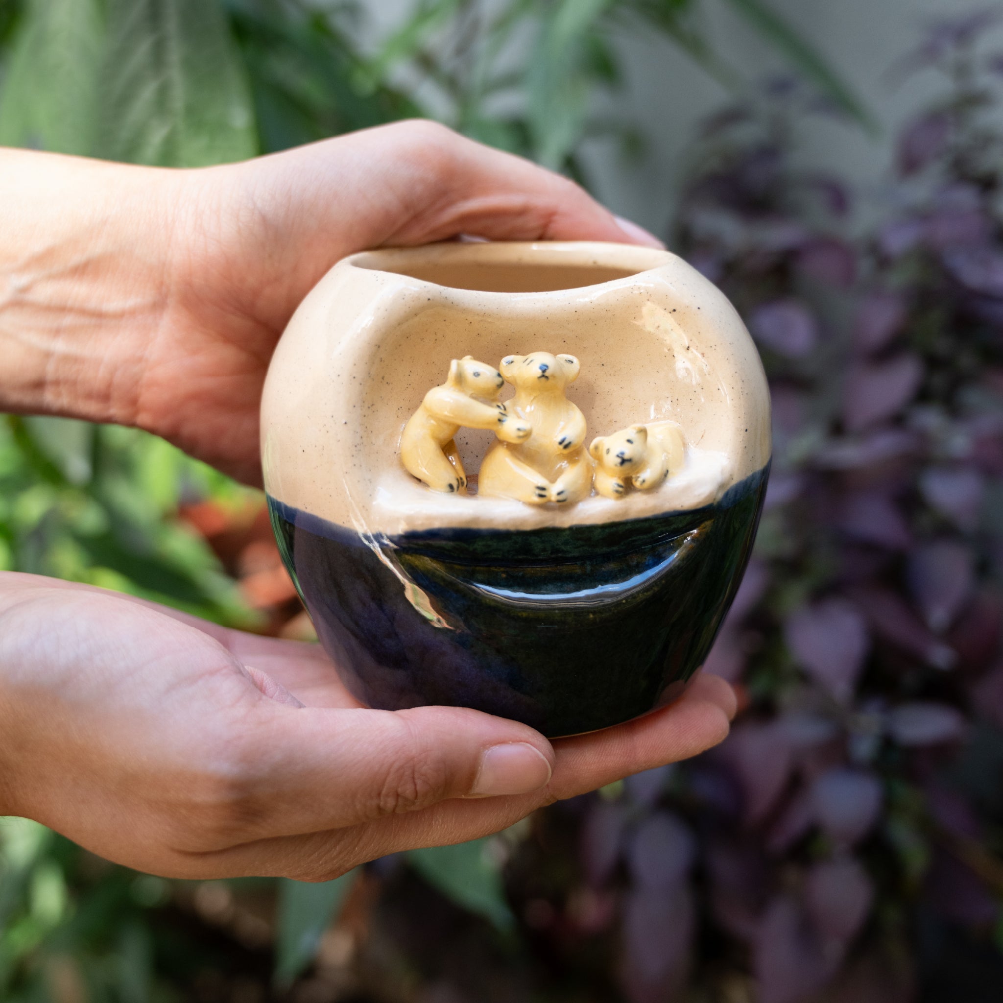 Cuenco Escultórico Familia Polar