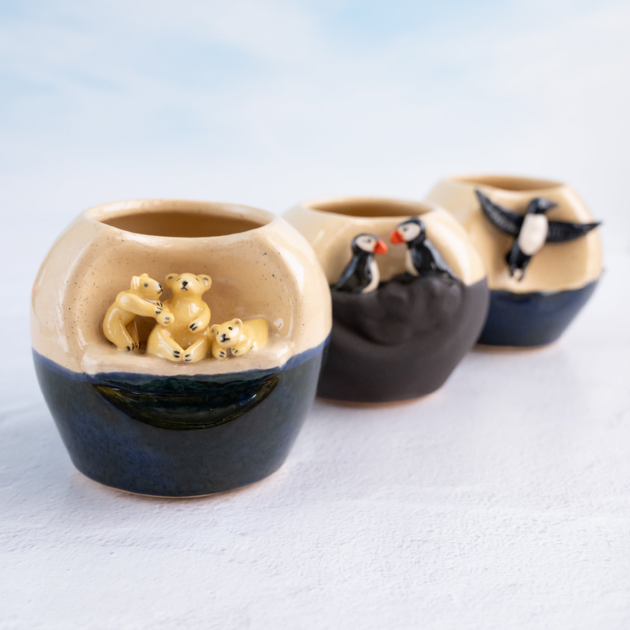 Cuenco Escultórico Familia Polar