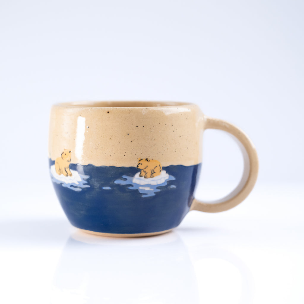 Set Familia Polar - Plato pequeño y Taza